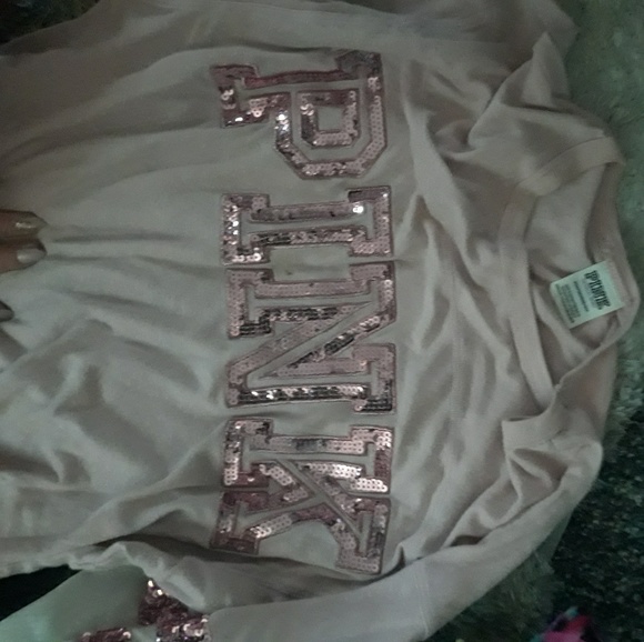 PINK Victoria's Secret Tops - Pink half sleeve shirt